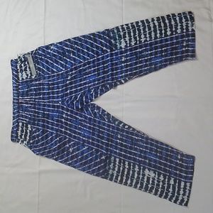 Tart Collections Colorful Casual Adalyn Cropped Pants Size L NWT